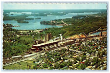Kenora Ontario Canada Postcard Ontario-Minnesota Pulp & Paper Mill c1950's picture