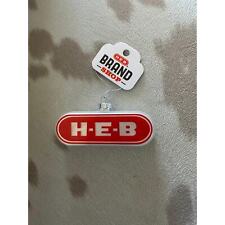 HEB Logo Supermarket Sign Ornament NWT picture