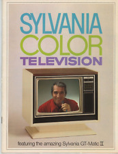 1970s Sylvania Color Television Brochure Ad Catalog Gt-Matic II Vintage Portable picture