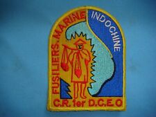 FRENCH MARINES RECON COMPANY 1st COLONIAL MARINE INDOCHINA WAR PATCH picture