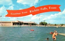 Postcard TX Wichita Falls Texas Westmooreland Swimming Pool Vintage PC J8087 picture