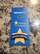 Walmart Sam's Club Veterans Badge Backer No Clip PROP ONLY 