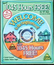 New NEIGHBORHOOD America Online Collectible / Install Disc, Vintage AOL CD, v8.0 picture
