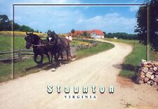 Staunton Virginia Frontier Culture Museum Chrome 4x6 Postcard picture