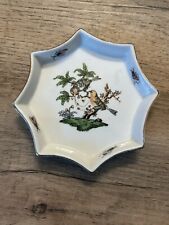 Vintage Octagonal Bird and Insect Trinket Dish picture