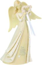 Enesco Foundations Wedding Angel Figurine, 9 Inch, Multicolor picture