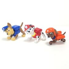 Paw Patrol Figure Lot Of 3 Pouncing Pose Marshall Chase Swimming Diver Zuma Bone picture