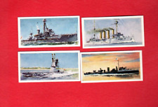 4-1962 Lyons Tea Card Lot HMS 1902-1962 #'s 1,2,3,4. picture