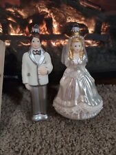 Lauscha Glas Creation Bride And Groom Ornaments Made In Germany  picture