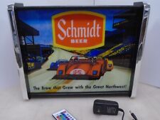 Schmidt Beer Race Car at track Scene LED Display light sign box picture