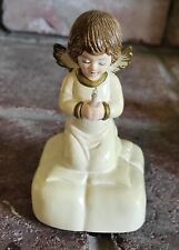 Vtg | Kneeling Angel |“Silent Night” | Candle Flickers | 5 1/4” | Taiwan picture
