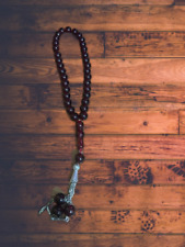 Wonderful Handmade Islamic Rosary 33 Beads  Plastic Dark Colour Good _Quality picture
