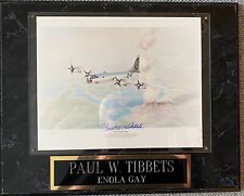 Paul W.Tibbets - Lithograph of Enola Gay signed picture