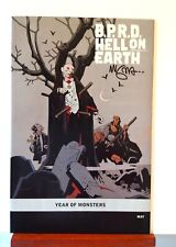 BPRD Hell On Earth #1 2012 Year of the Monsters Variant Signed Mike Mignola picture