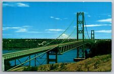 Postcard Narrows Bridge from Tacoma to Olympic Peninsula Washington   G 10 picture