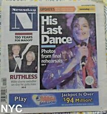 Michael Jackson Last Dance Ny Newsday June 30 2009 🔥 picture