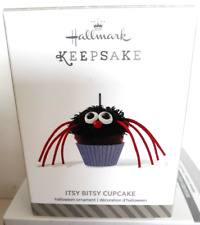 Hallmark Keepsake Halloween Ornament Itsy Bitsy Cupcake 2014 spider picture