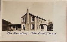 RPPC Otis Center Lady at Her New House Massachusetts Real Photo Postcard c1910 picture