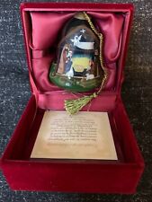 Neqwa Art  AWAY IN  A MANGER Ornament By Susan Winget With Box & COA # 7151171 picture