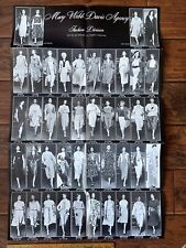 VTG 1980s MODELING AGENCY POSTER —MARY WEBB DAVIS Fashion Division RUNWAY Women picture