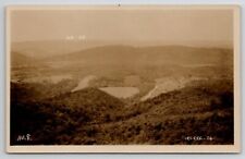 RPPC View Of Mountains Showing MD And PA Real Photo Postcard B32 picture