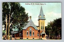 Barre VT-Vermont, Hedding ME Church, Antique, Vintage c1908 Souvenir Postcard picture
