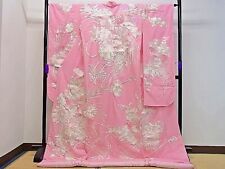 Japanese Kimono Uchikake Wedding Pure Silk japan 1660 picture