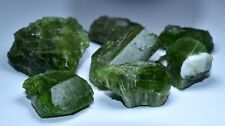 281GM Well Terminated Natural Green Gemmy Diopside Crystals Specimen Lot @Afghan picture