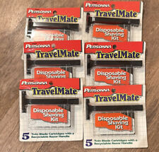 VTG 1994 Personna Travelmate Disposable Razor Lot of 6 SEALED NOS Movie Prop picture