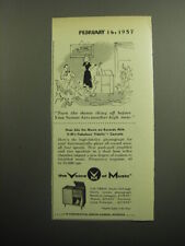 1957 V-M Fidelis Model 565 Phonograph Ad - Turn the damn thing off picture