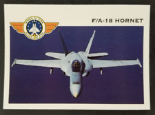 F/A-18 Hornet 1992 Wings of Fire Plane Jet Panini Card #95 (NM) picture