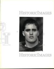 1992 Press Photo Ryan Parrish, Jesuit defensive tackle at practice. - nos36975 picture