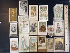Antique Catholic Prayer Card Religious Collectible 1890's Holy Card Lot Jesus picture