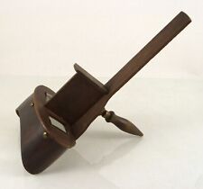 Antique Walnut Stereoscope Stereoviewer Wood Holmes-type ~1880s missing crossbar picture