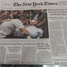 The New York Times Monday May 17 2021. DEADLIEST DAY YET IN GAZA AS EFFORTS... picture