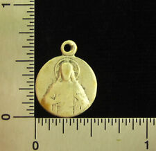 Vintage Sacred Heart of Jesus Medal Religious Catholic Petite Medal Small Size picture