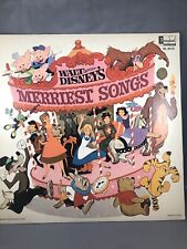 Walt Disney's Merriest Songs Disneyland Records DL-3510 1968 33 1/3 RPM Walt... picture