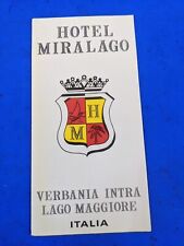 Hotel MIRALAGO Verbania Intra Lago Maggiore Italia Brochure  picture