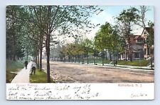 Passaic Avenue Street View Rutherford New Jersey Postcard VTG NJ Homes 1907 picture