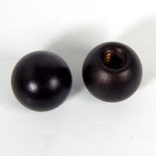 Pair of Solid Brass Round 8/32 Thumb Nuts for Lighting Repair picture