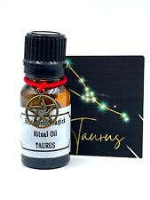 TAURUS Zodiac Pure Herbal & Crystals Oil & SEAL Handmade by Best Spells Magick picture