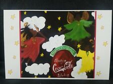 Lot 2 Vtg Coke Holiday 1998 Unused Postcard Coca Cola Holiday Christmas Angels picture