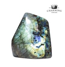 2LB Top Natural Labradorite Quartz Crystal Freeform Mineral Specimen Healing picture