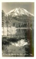 Manzanita Lake California Mt Lassen Eastman 1930s RPPC Photo Postcard 21-10557 picture