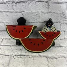 Vintage wooden black America art. Watermelon. Purchased From Auburn NY. Tubman picture