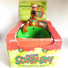 Scooby-Doo Animated Talking Candy Bowl Dish Gemmy Xmas Motion Activated Tested picture