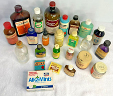 Lot of 24 Vintage Drug Store Items Some With Contents 50's-70's See description picture