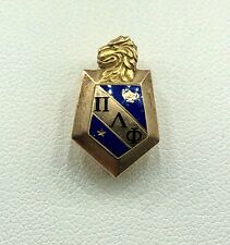 1963 10K Pi Lambda Phi Crest Badge Fraternity Pin /b picture