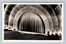 New York City NY, RPPC, Proscenium & Auditorium Radio Vintage Postcard picture