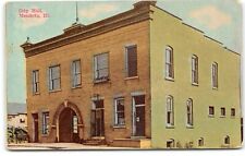 Illinois-IL-Mendota-City Hall-Antique Postcard picture